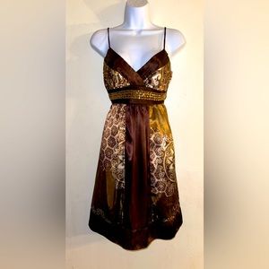 Teeze Me Satin Style Mini Dress